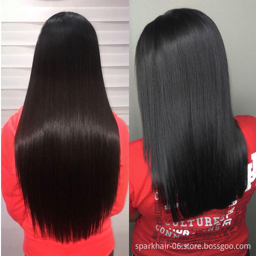 Vietnamese Super Double Drawn Virgin Mink Raw Unprocessed Human Hair Weave Extensions Remy Bone Straight Human Hair Vendors